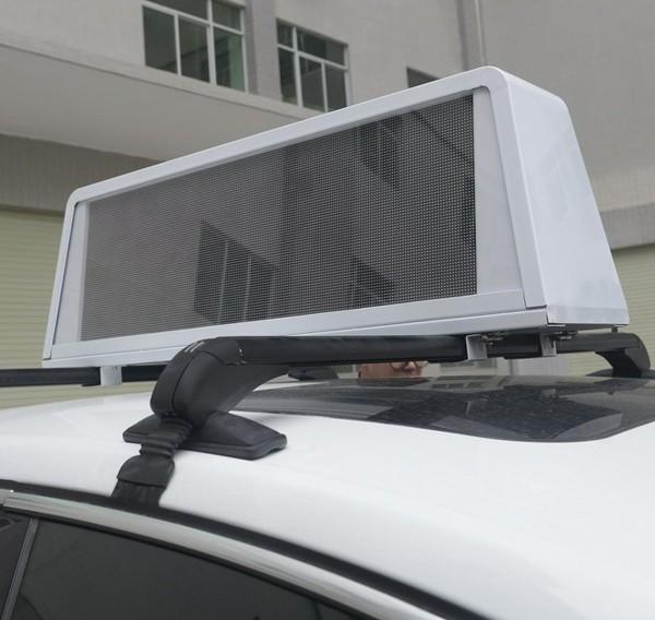 Digital Billboard Outdoor Taxi Roof  Led video screen Acrylic Cover Moving Advertising