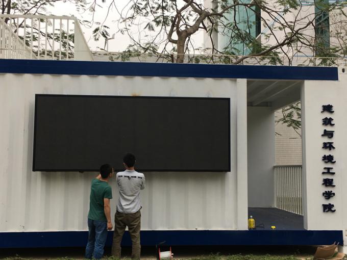 Advertising Rolling Waterproof Outdoor Led Sign Panels 100 - 240V Front Maintenance