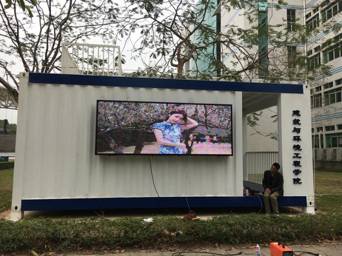 Nationstar SMD3535 Outdoor Led Video Screen Full Color PC Control On Building