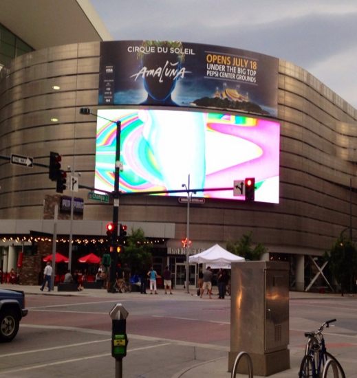 Fixed Installation IP65 Large Outdoor Advertising Screens RGB Ultra Bright