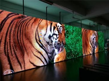 China RGB High Refresh Led Video Wall Screen Steel Slim 1000 Nits IP30 1080P supplier