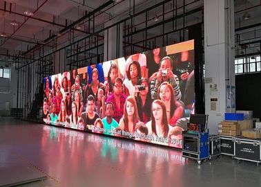 China Scan 1 / 16 Refresh Led Video Screen Rental , Black Face SMD2020 16 Bits Led Mesh Screen supplier