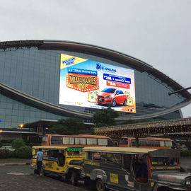 China DIP346 P15 Outdoor Fixed Led Display Curtain Transparency  Fire Resistant 10KG supplier