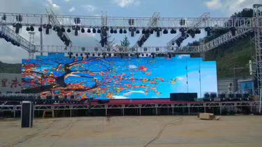 China Rental Outdoor Led Screen Hire , 500 * 500 MM 5500 Nits Led Video Wall Display supplier