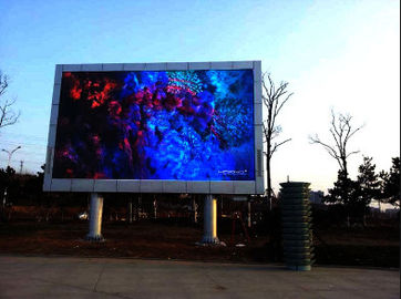 China IP65 P6 Outdoor Billboard Advertising Led Display Screen , RGB Led Video Wall supplier