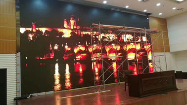 China Black face SMD2020 Led Video Screen Rental 500 * 500 MM Front Access distributor
