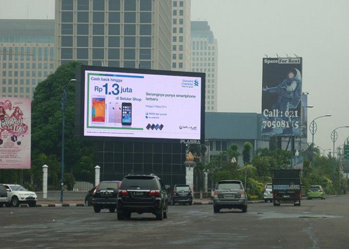 Remote Control 8 MM Pixel Pitch Led Billboard Advertising Display Wall IP65