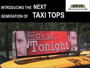 China Digital Billboard Outdoor Taxi Roof  Led video screen Acrylic Cover Moving Advertising supplier