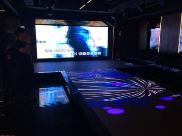 China Anti - Skid Vivid Video Interactive Car Led Video Dance Floor For Wedding 100 - 240V supplier