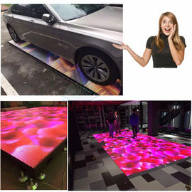 China Interactive 5V 60A SMD Led Light Up Dance Floor 1920HZ Full Color Vivid Video supplier