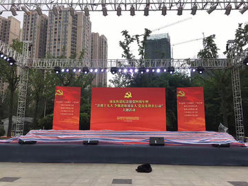 China 14 Bits HD Black Face Outdoor Led Video Wall Hire Die - Casting 7.5 KG supplier