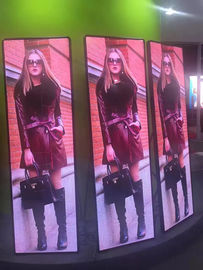 China Vivid Video Mirror Display HD Led Poster Portable 1000 Nits Front Access supplier