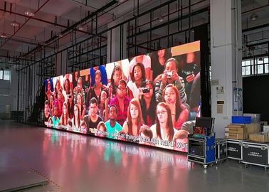 Scan 1 / 16 Refresh Led Video Screen Rental , Black Face SMD2020 16 Bits Led Mesh Screen supplier