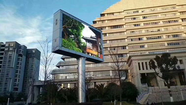Static Full color P16 Outdoor Led Video Screen Advertising Billboard RGB 6500nits supplier