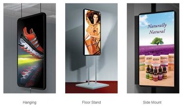 China Portable Digital Led Poster Screen , Advertising IP31 Slim Light Weight Box distributor