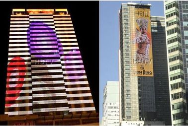 China 1R1G1B IP67 Grid Fixed DIP LED Display , 6000 Nits Outdoor SMD Led Display distributor